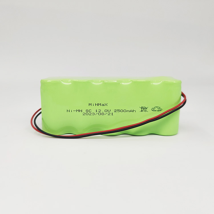 High Temperature Ni-Mh Battery Pack 12V 2500mAh Charge & Discharge Temperature -20℃~+70℃