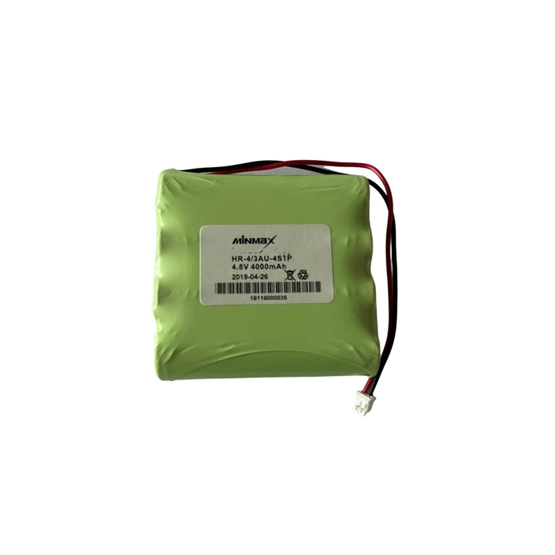 High Temperature Ni-Mh Battery Pack 4.8V 4000mAh Charge & Discharge Temperature -20℃~+70℃