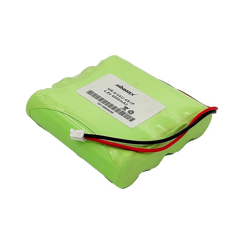 Ni-Mh Battery Pack 4.8V 4000mAh 4S1P Rechargeable Nickle Metal Hydride Battery For High Temperature